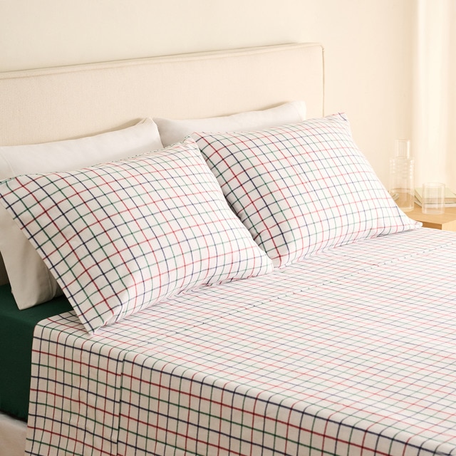 Imagem 0 de Conjunto de Lençóis com Lençol Ajustável de Flanela de Algodão McKenzie