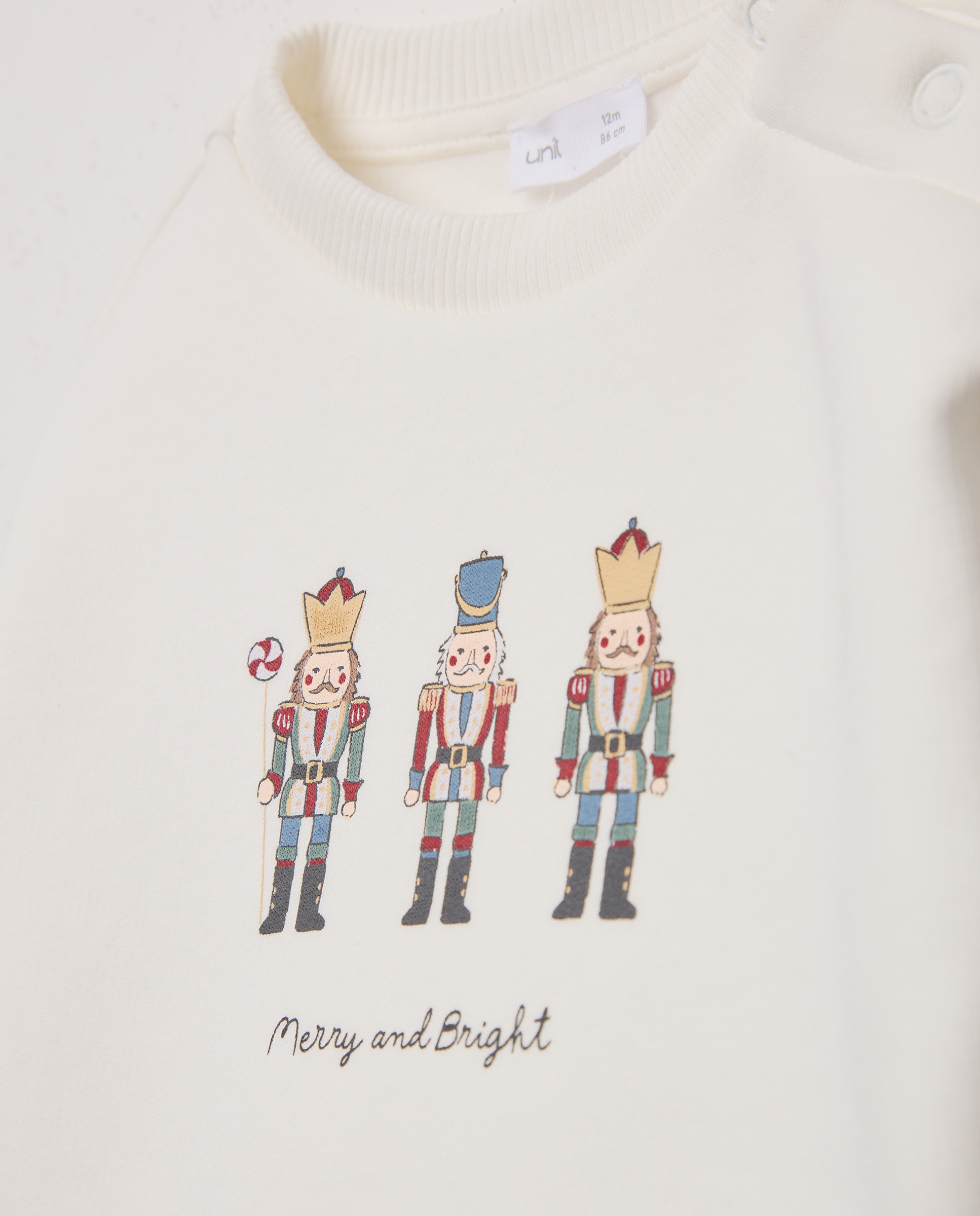 Sudadera de bebé Navidad 130 Marfil-3