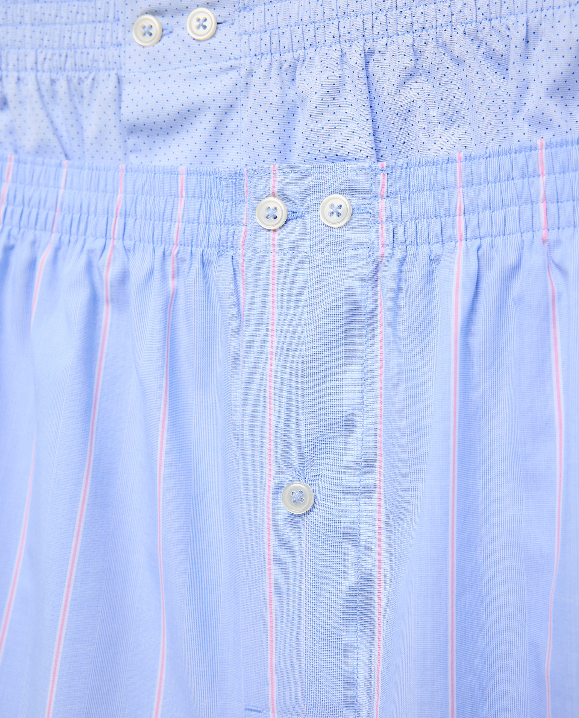 Pack de 2 Boxers de Tecido Estampados Azul-claro-3