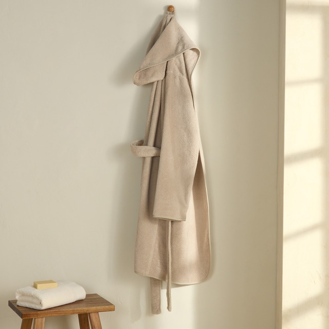 Imagem 0 de Roupão com Capuz de Algodão Bee Waffle - 550 gr/m2