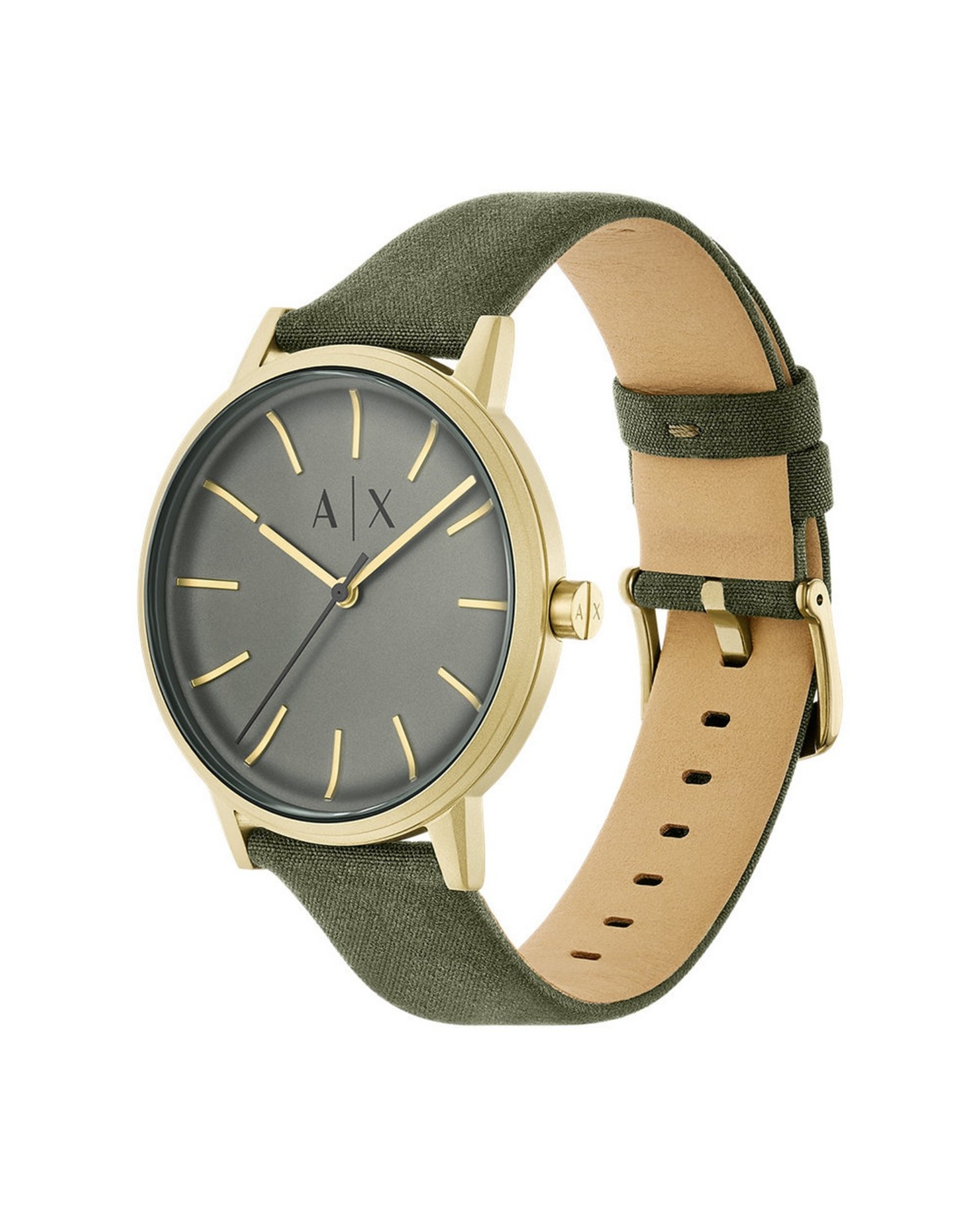 Relógio Exchange AX2765 de Tecido - Verde Verde-2