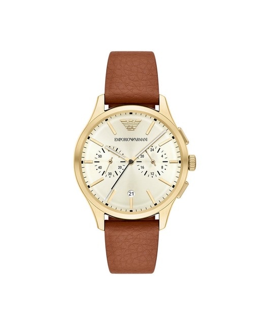 Imagem 0 de Relógio AR11714 em Pele - Creme