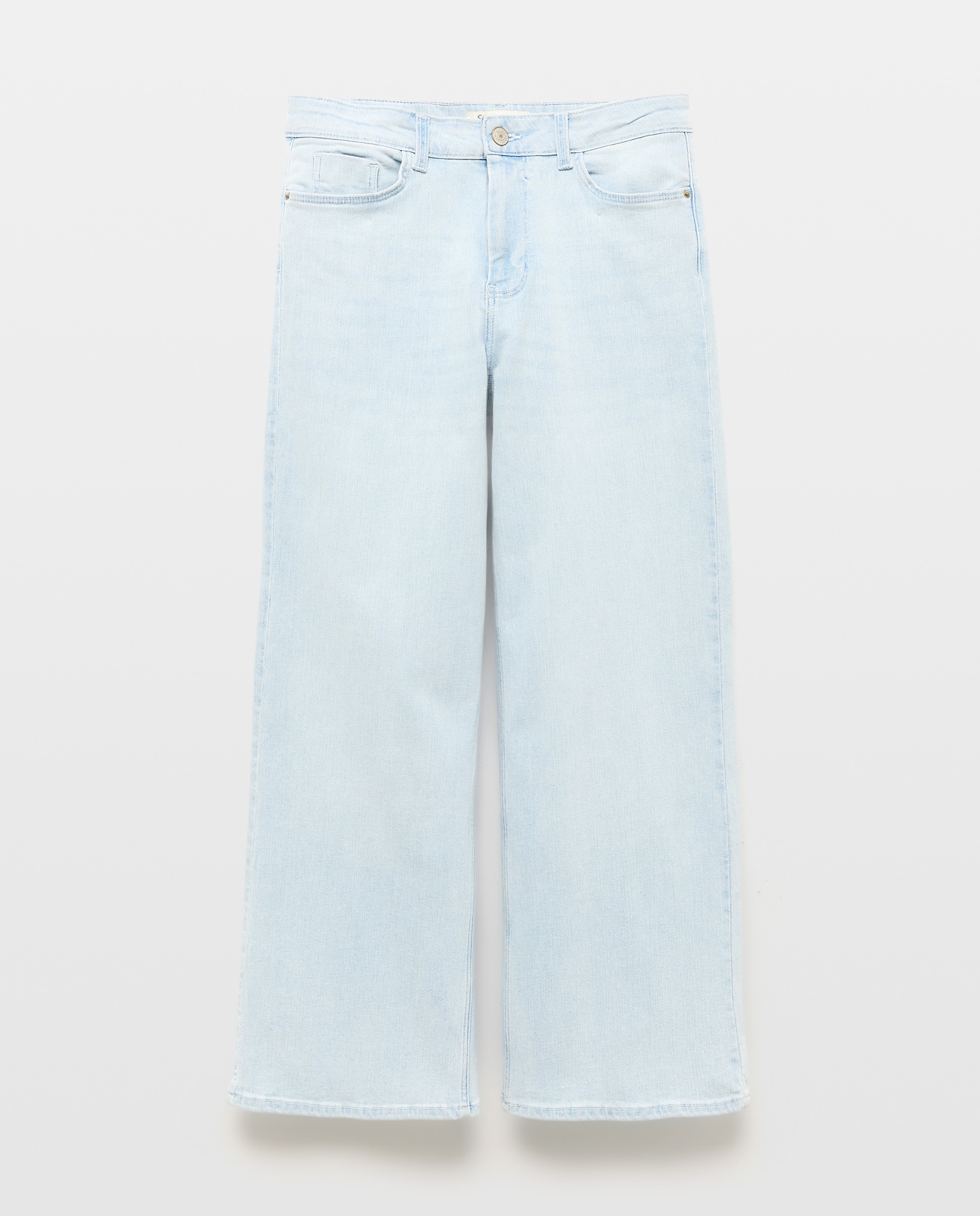 Jeans de 5 Bolsos Cerúleo-4