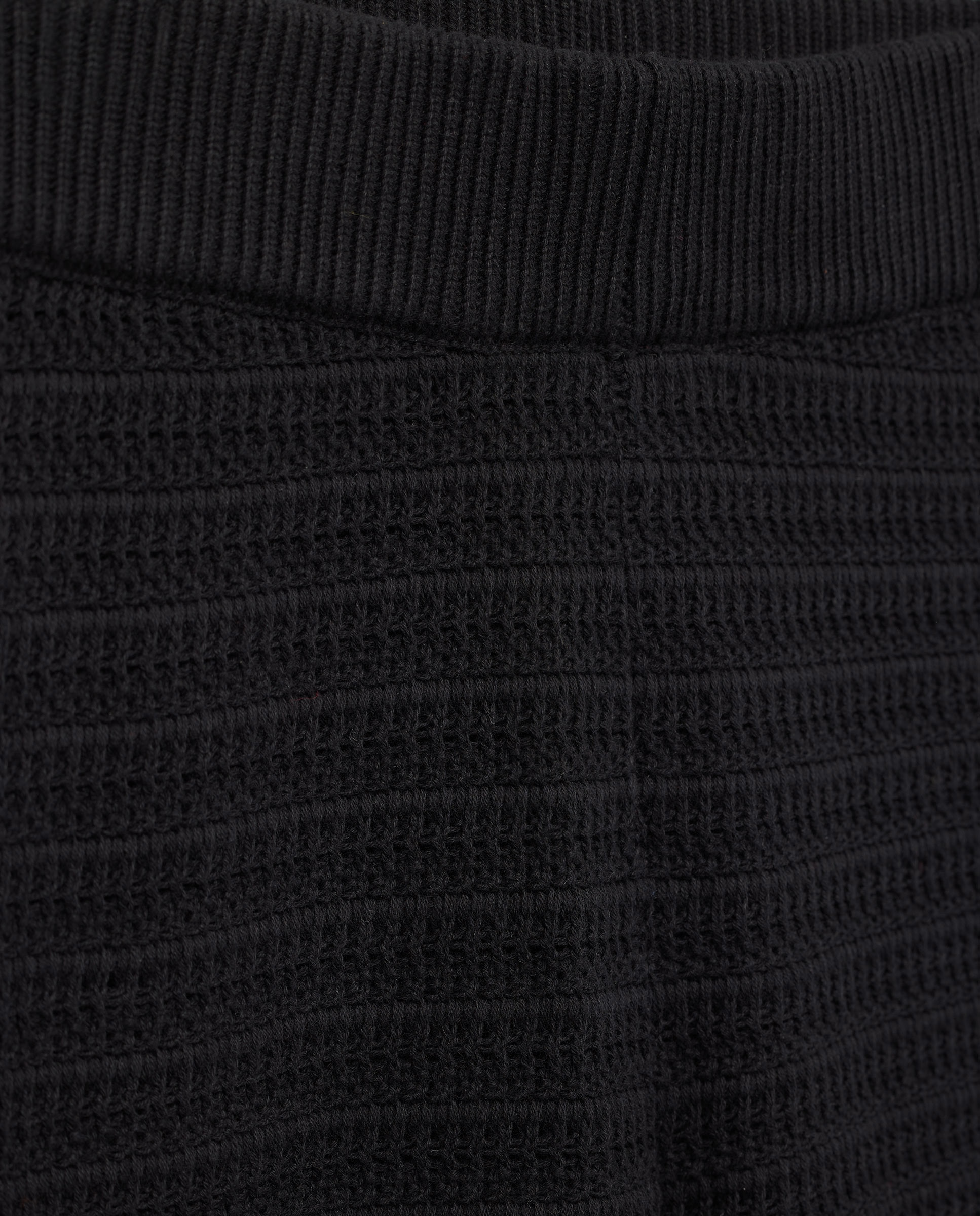 Pantalón de mujer de algodón con contrastes Negro-5