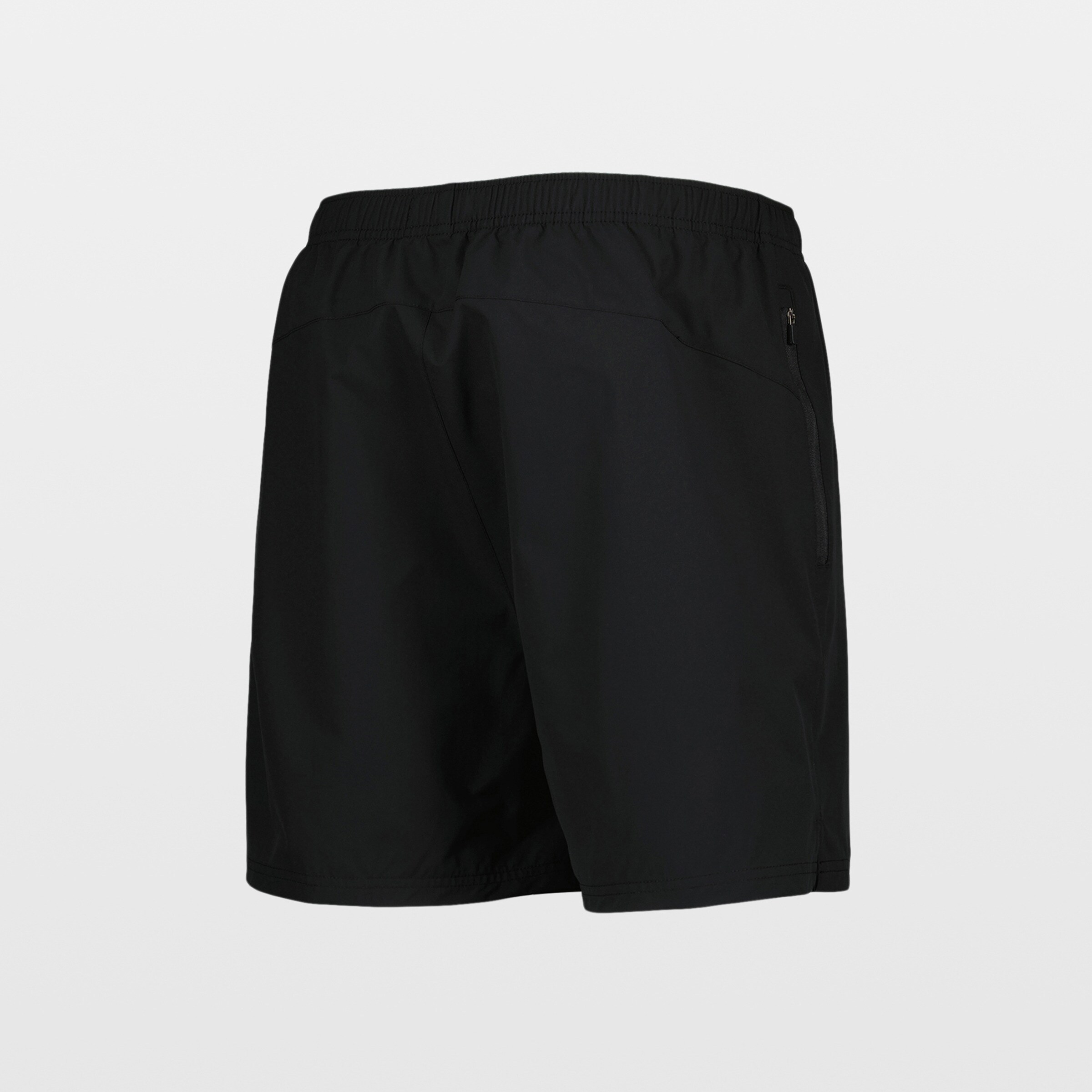 Pantalones Cortos Básicos Hombre Negro-5