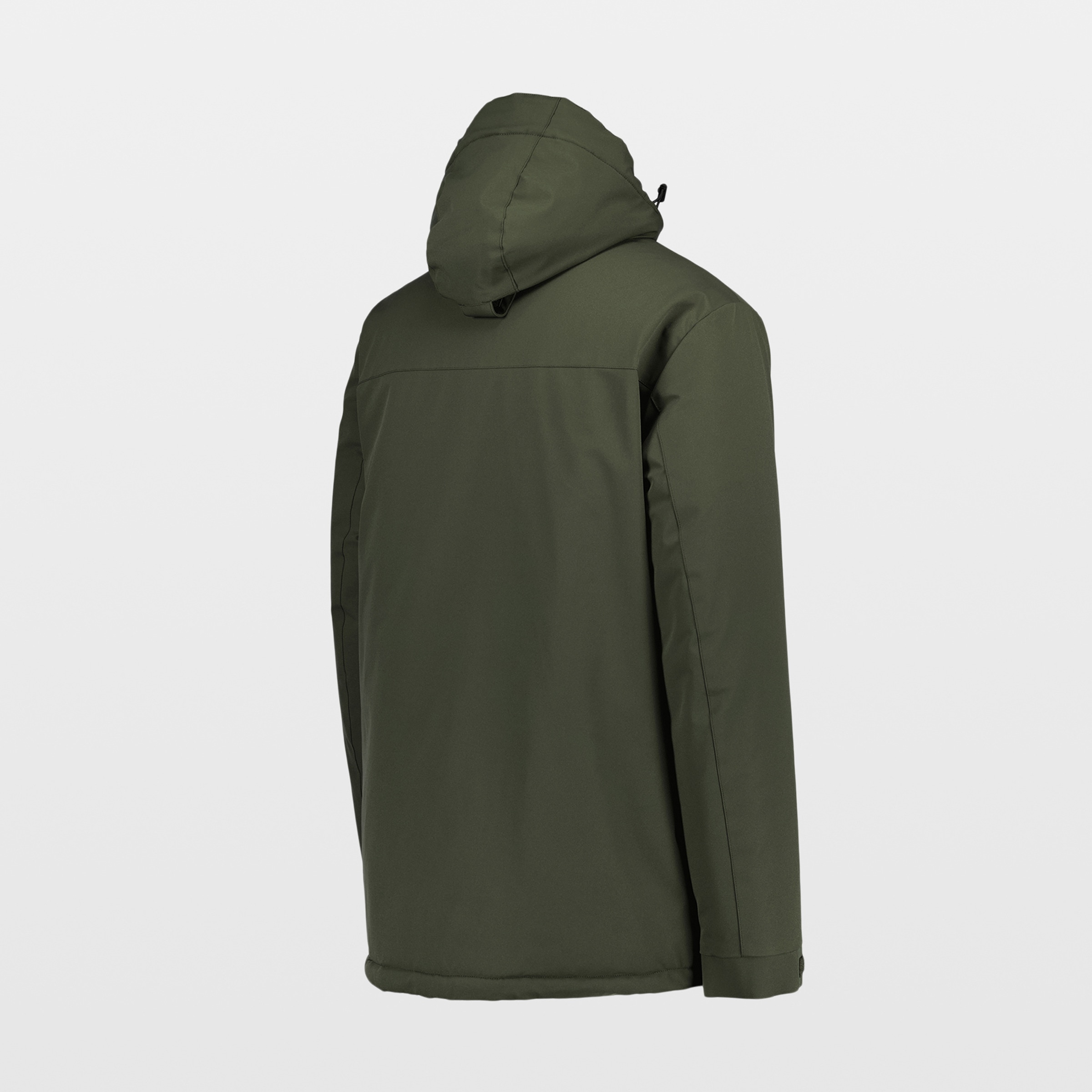 Parka Hombre Repelente Al Agua Verde-2