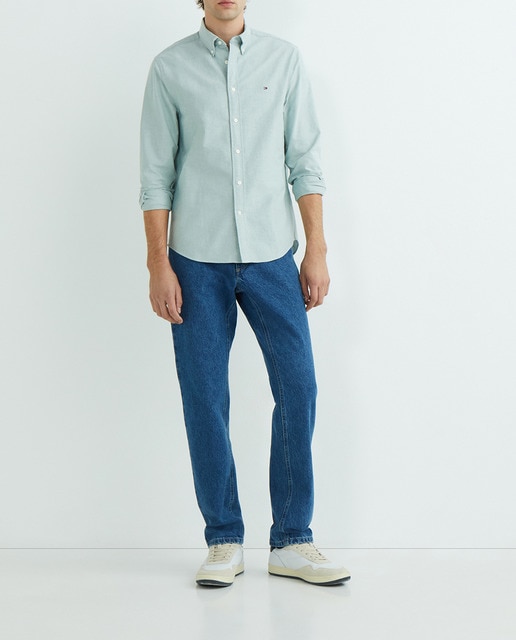Imagen 0 de Camisa lisa Heritage Oxford de hombre en manga larga