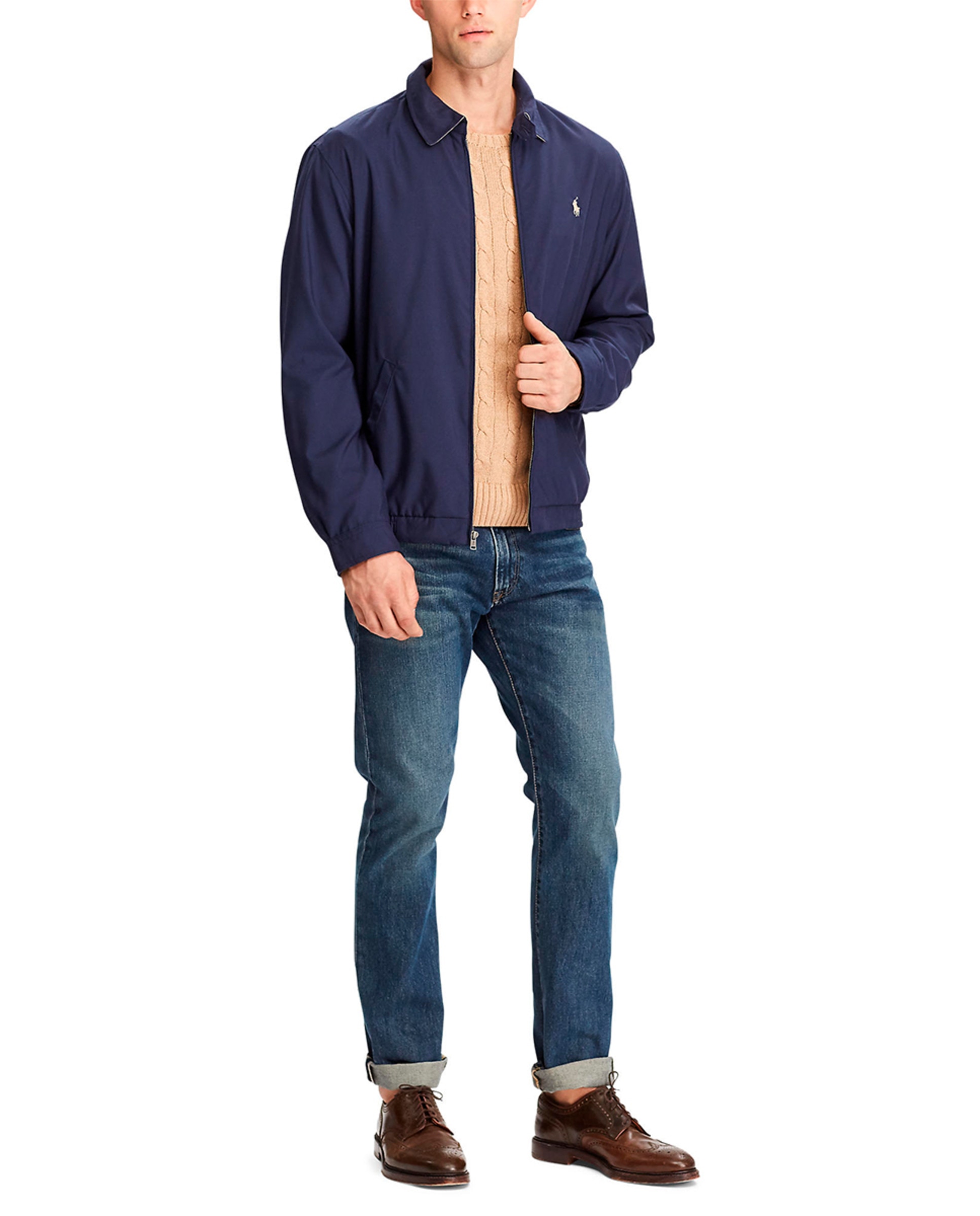 Chaqueta de hombre con doble fuelle en microfibra - Polo Ralph Lauren - Azul marino Azul marino-9