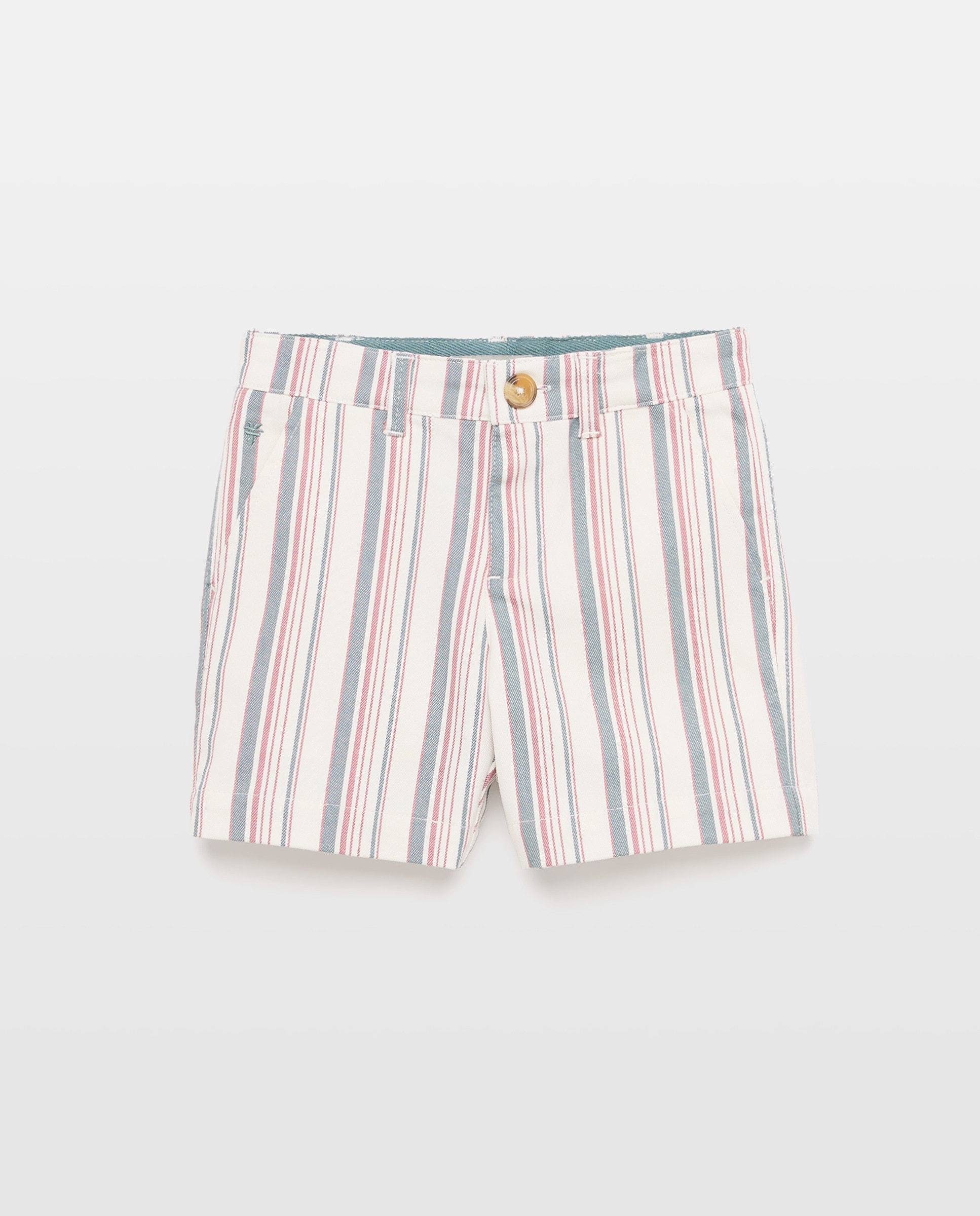 Imagem 0 de Bermudas Chino de Sarja com Risca de Fantasia