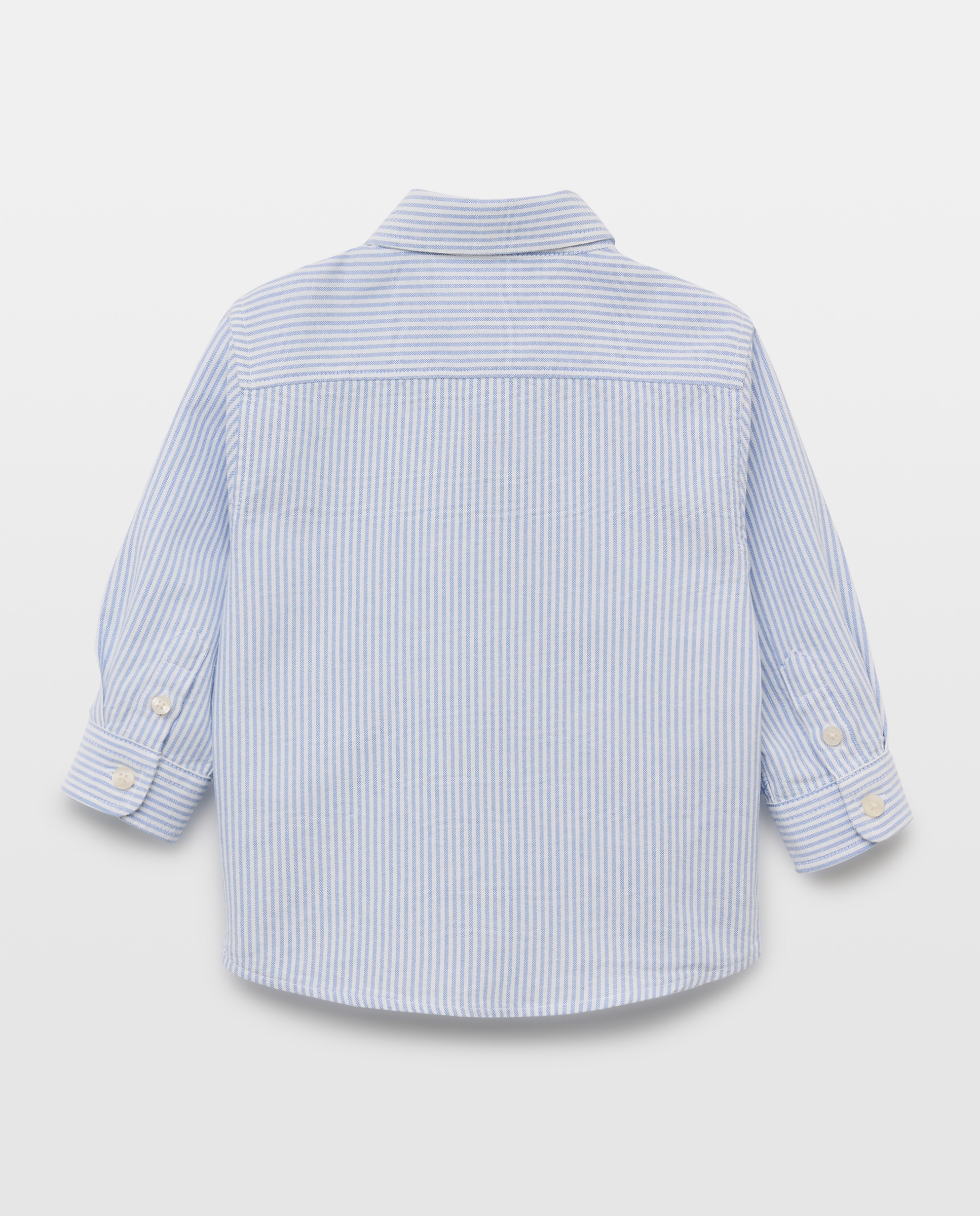 Camisa de bebé oxford rayas 430 Azul oscuro-2