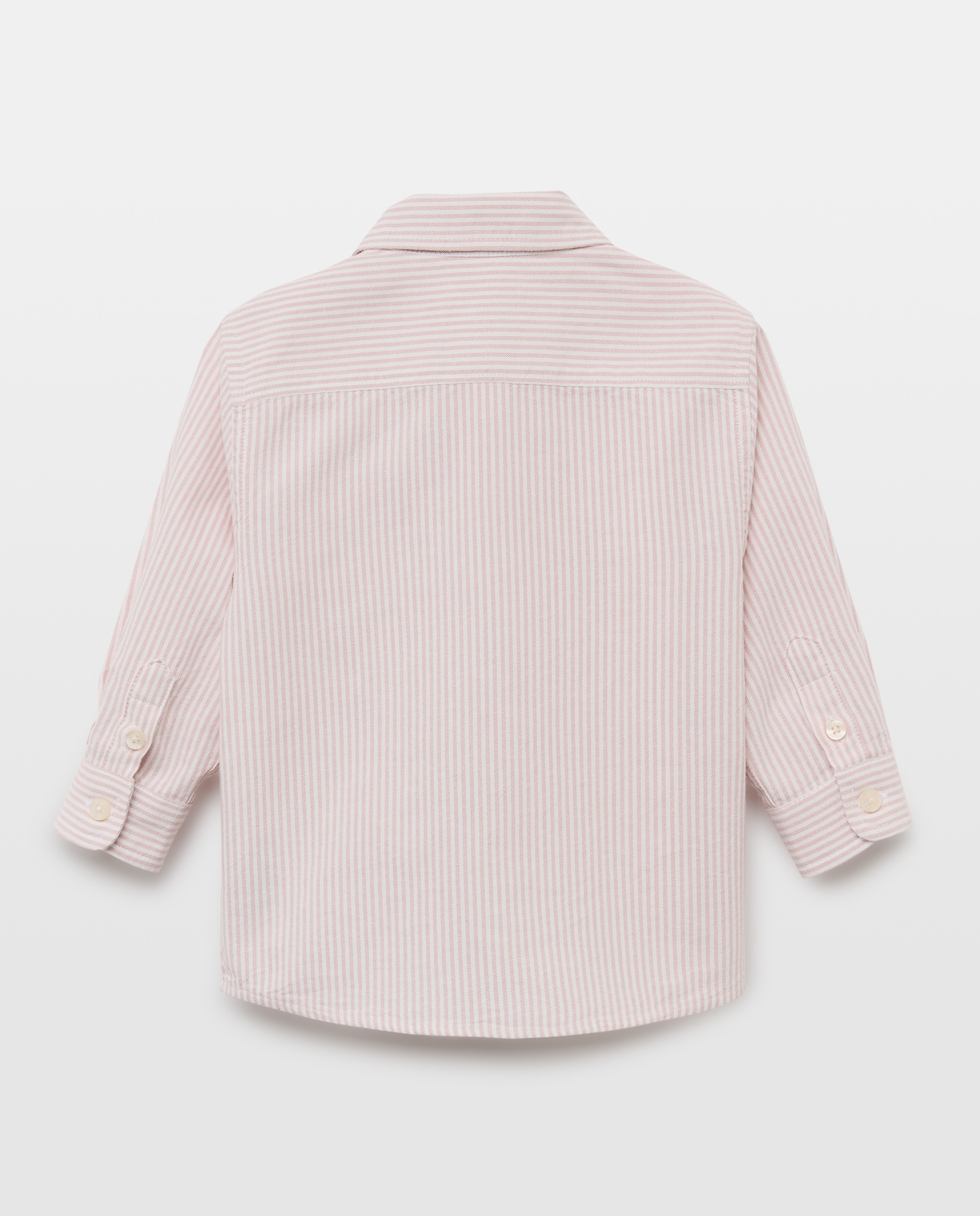 Camisa de bebé oxford rayas 200 Rosa-2