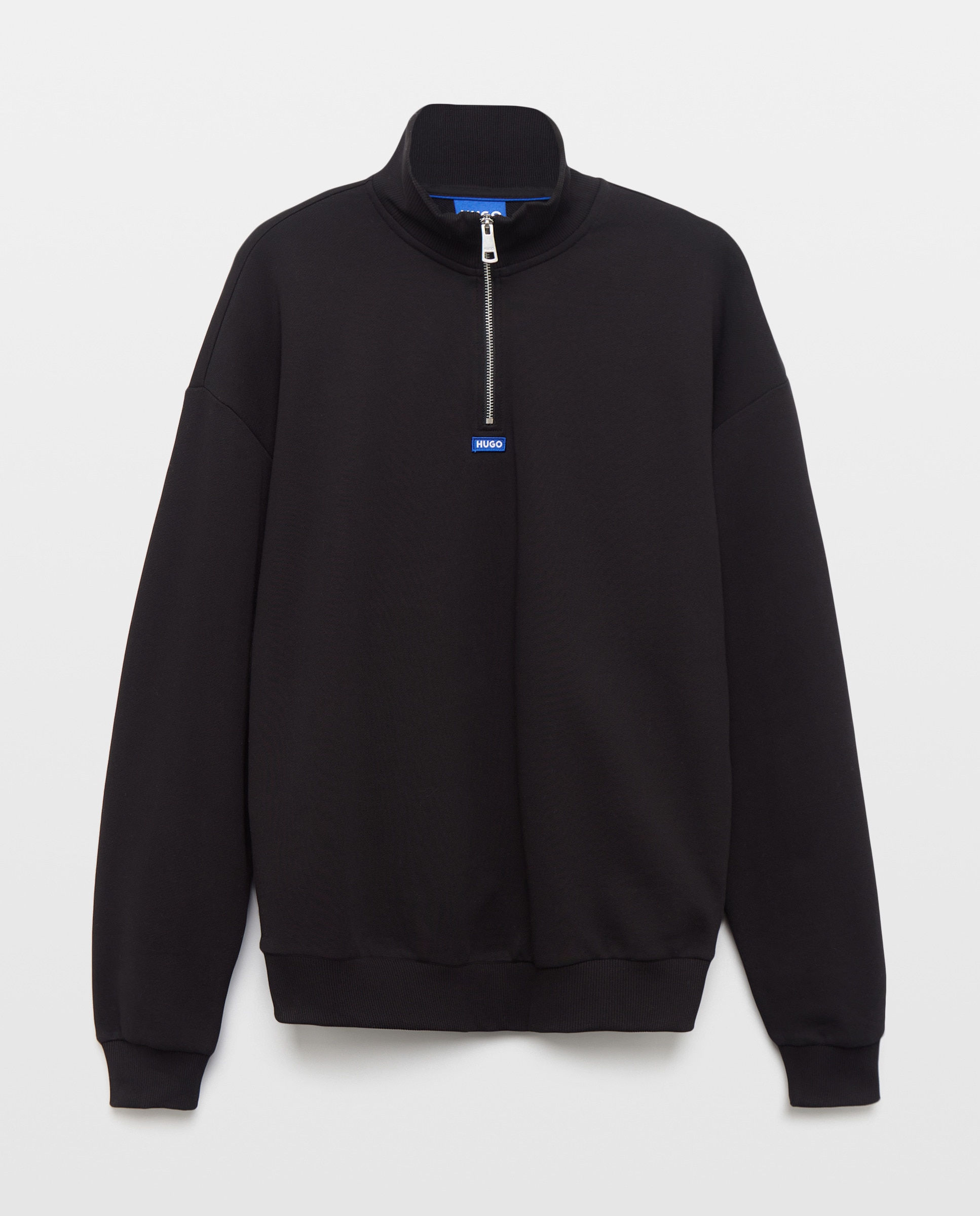 Sweatshirt de Manga Comprida Preto-4