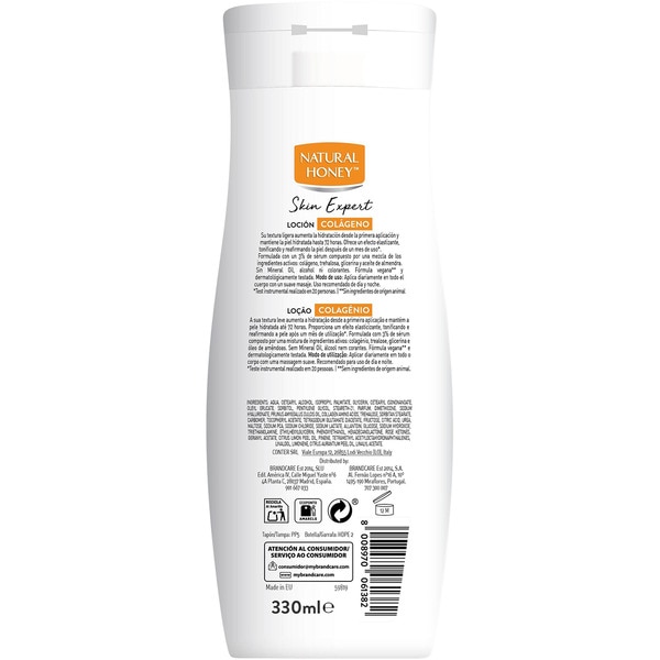 Firming Care Collage 72h body lotion flask 330 ml with collagen, tralose, glycerine