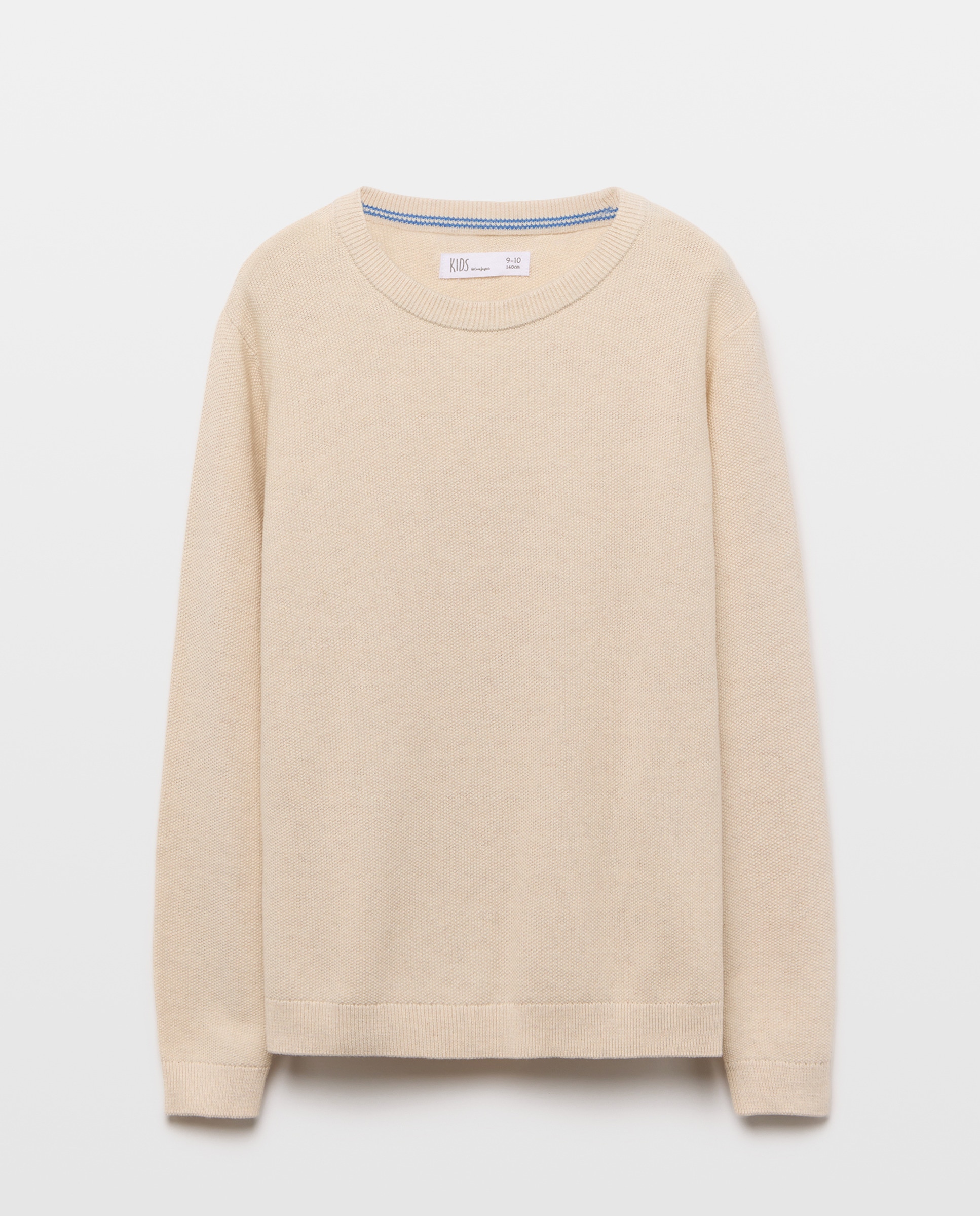 Camisola de Malha com Decote Redondo 120 Cru-4