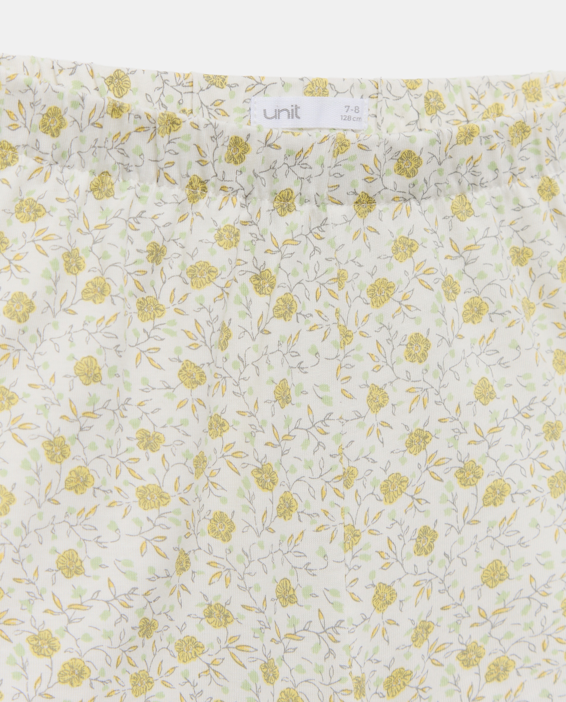 Pijama de niña estampado corto Blanco roto-3