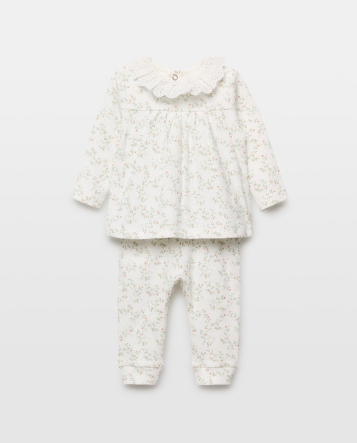 Imagen 0 de Pijama de bebé 2 piezas cuello schiffly