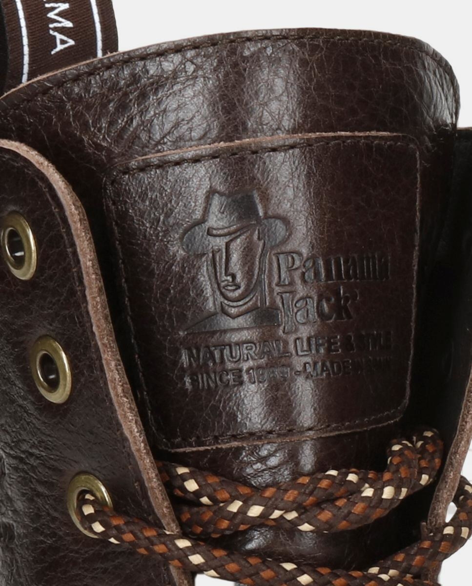 Botas em Pele e com Forro de Goretex Castanho-escuro-6