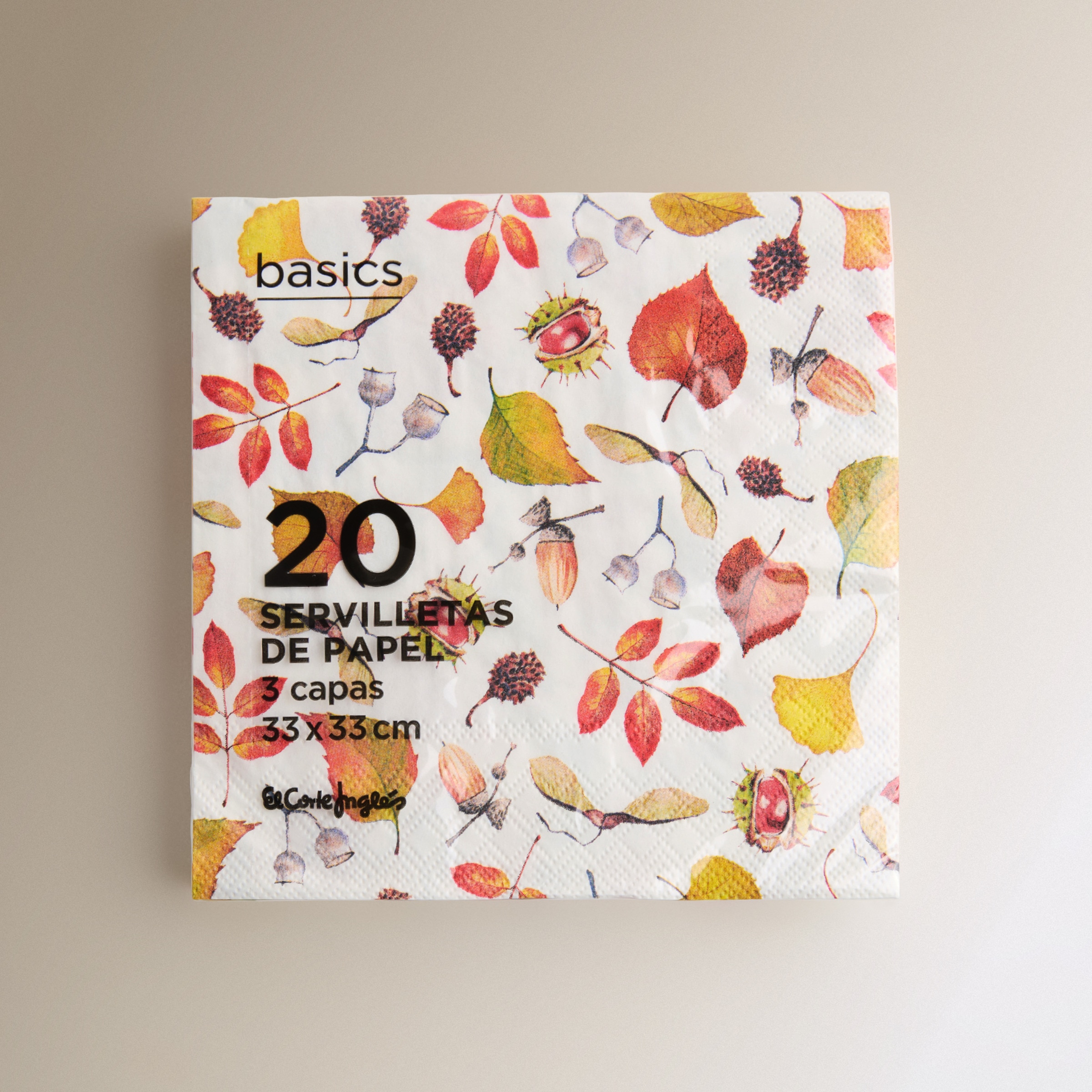 Pack de 20 servilletas de papel Autumn Multicolor-2