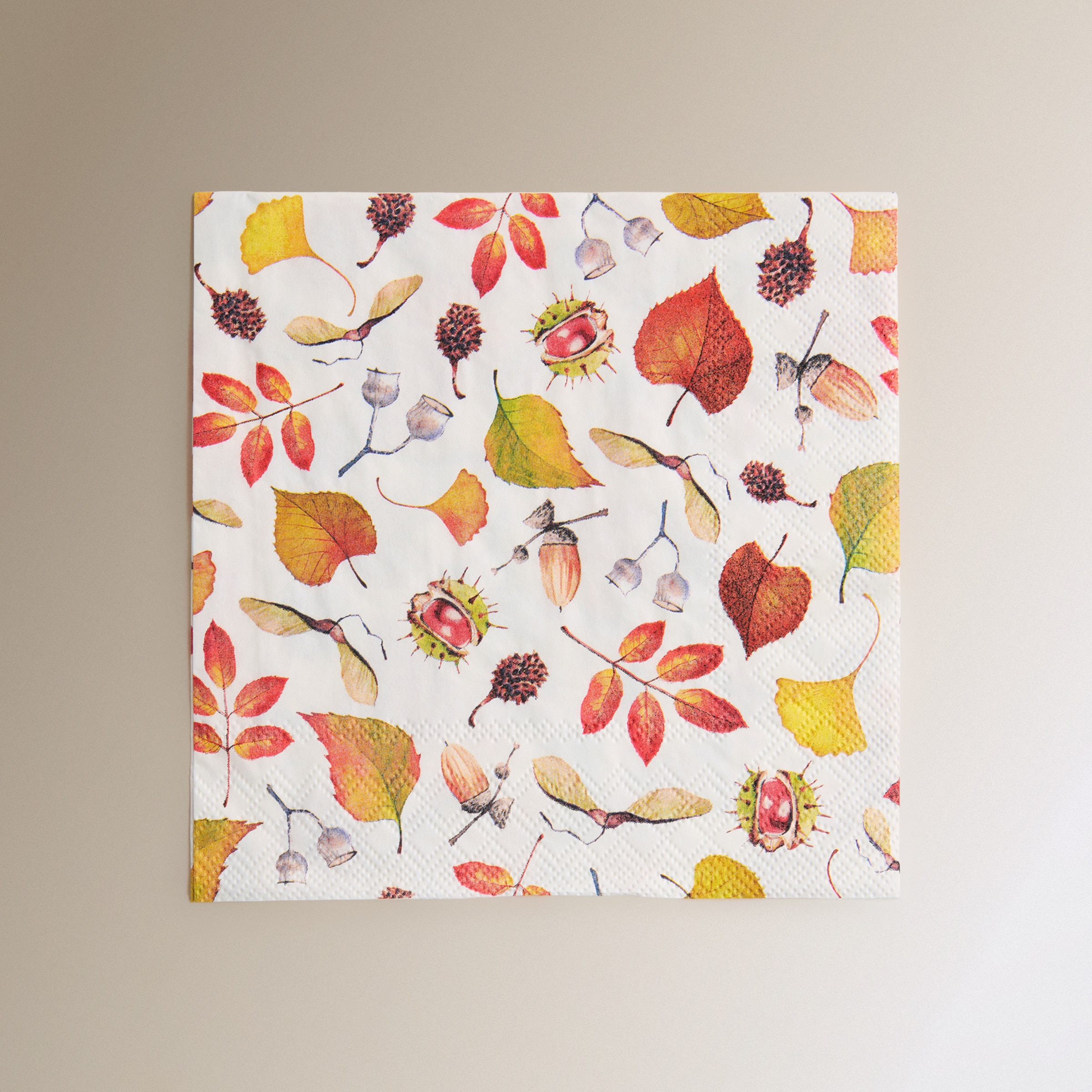 Pack de 20 servilletas de papel Autumn Multicolor-1