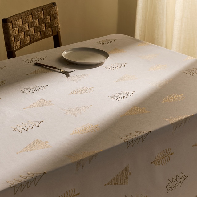 Imagem 0 de Toalha de mesa natalícia de algodão Neta