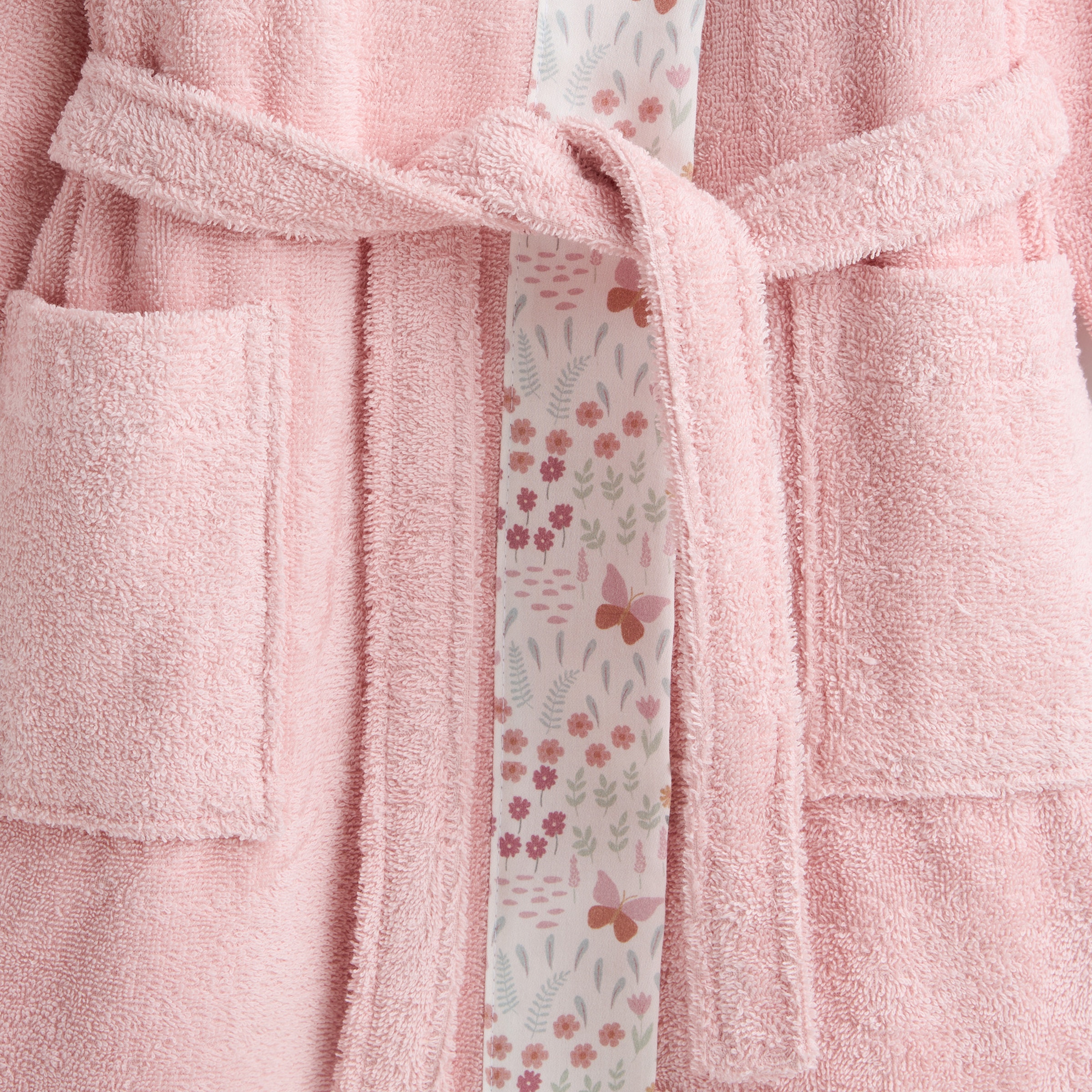 Albornoz infantil algodón 360 gr/m2 Hortense Rosa-3