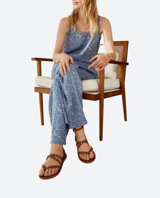 Imagen 0 de Blusa de mujer dobby cuello caja