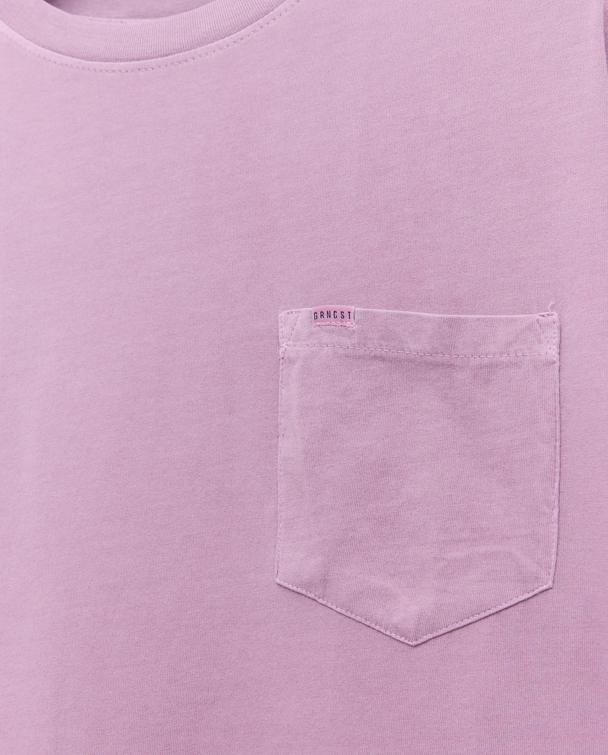 T-shirt de Manga Curta Overdye com Bolso 282 Malva-6