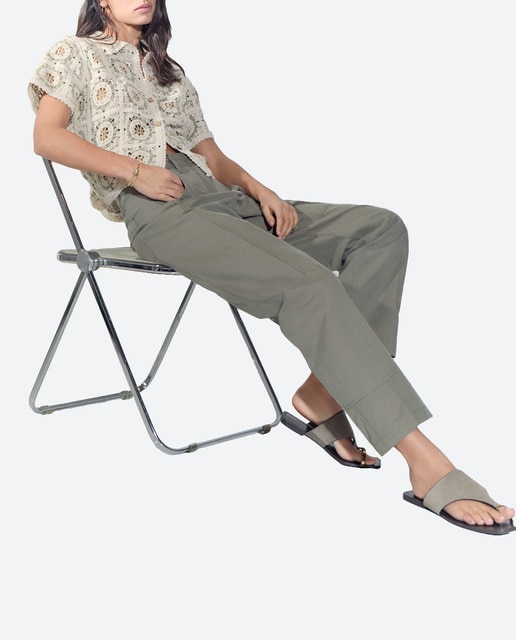 Imagen 0 de Jersey de mujer manga corta crochet