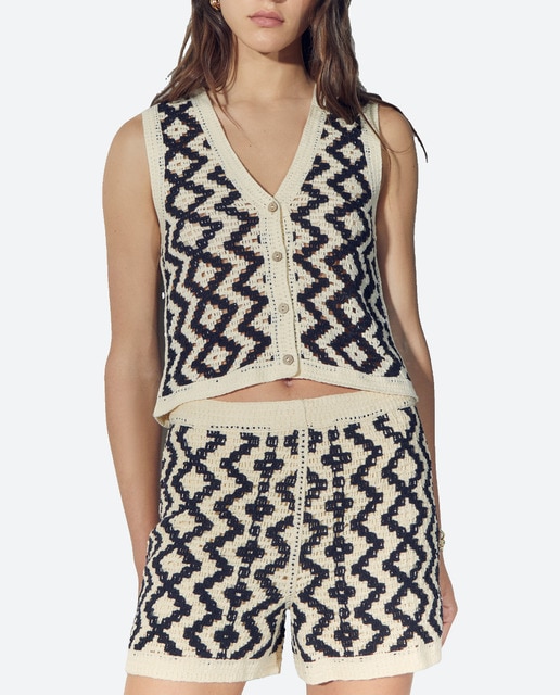 Imagen 0 de Chaleco de mujer con botones de fantasía