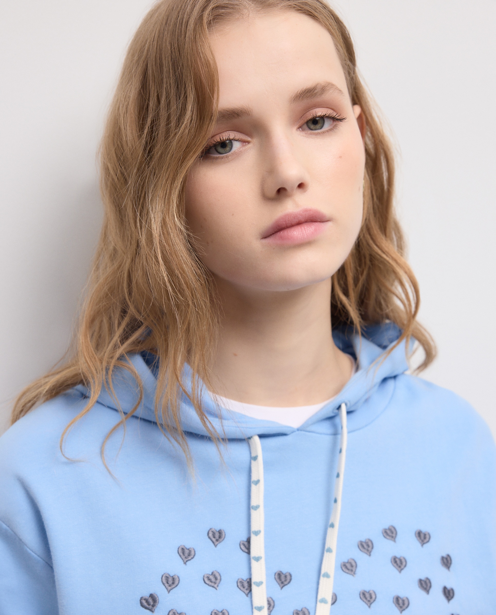 Sweatshirt com Capuz e Estampado Mafalda Ceruelo-4