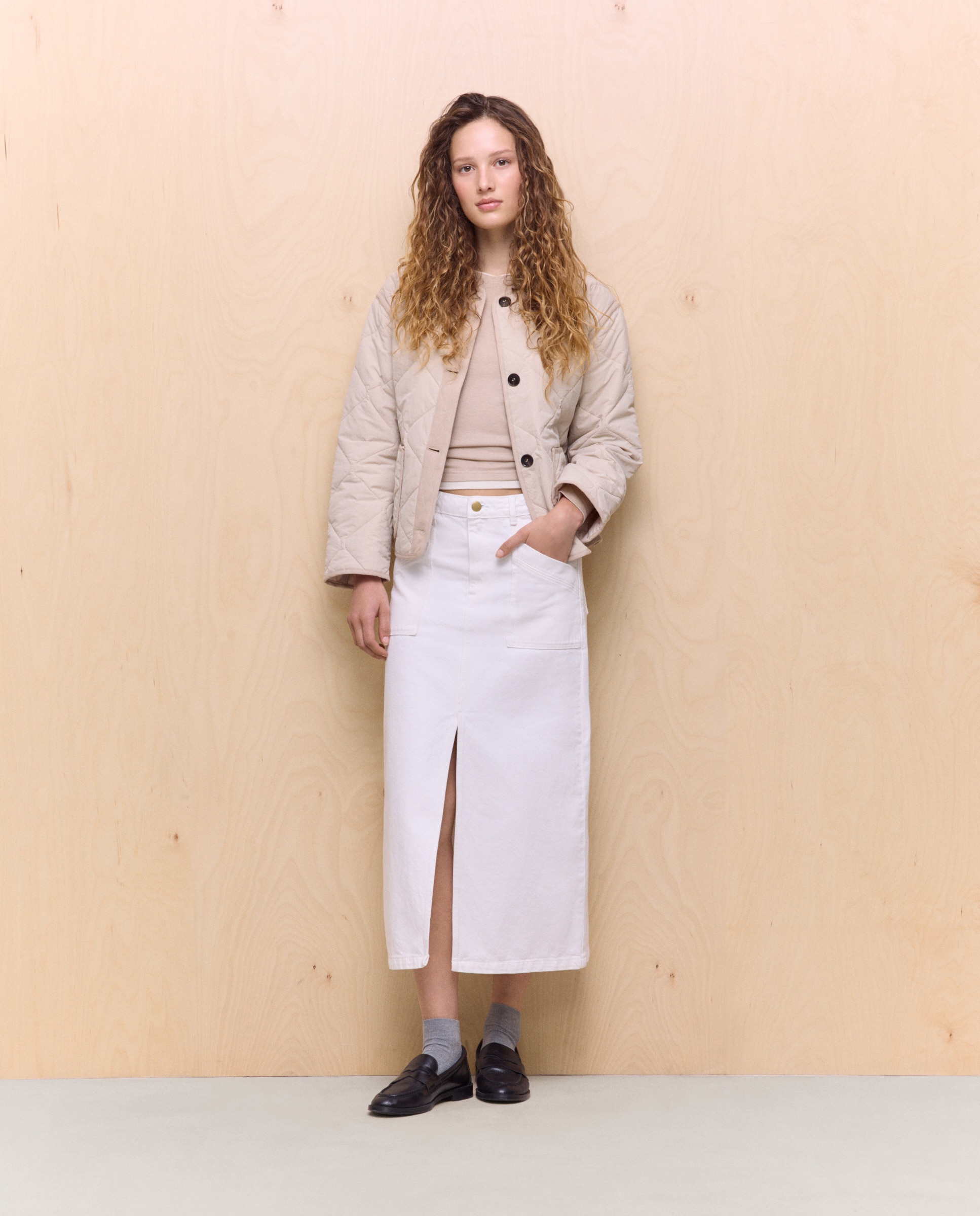 Imagem 0 de Saia Comprida de Ganga