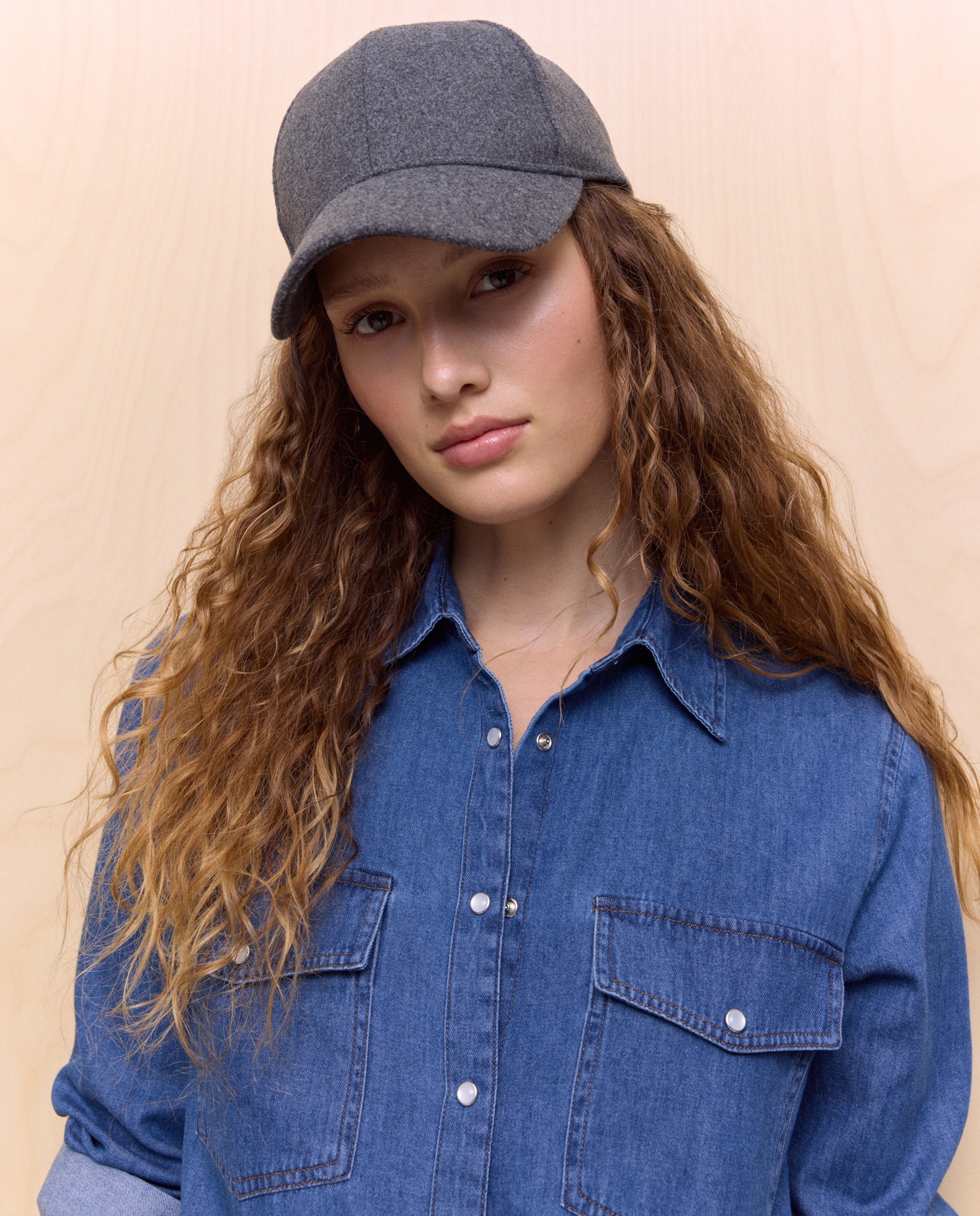 Camisa de Ganga Básica Azul-índigo-4