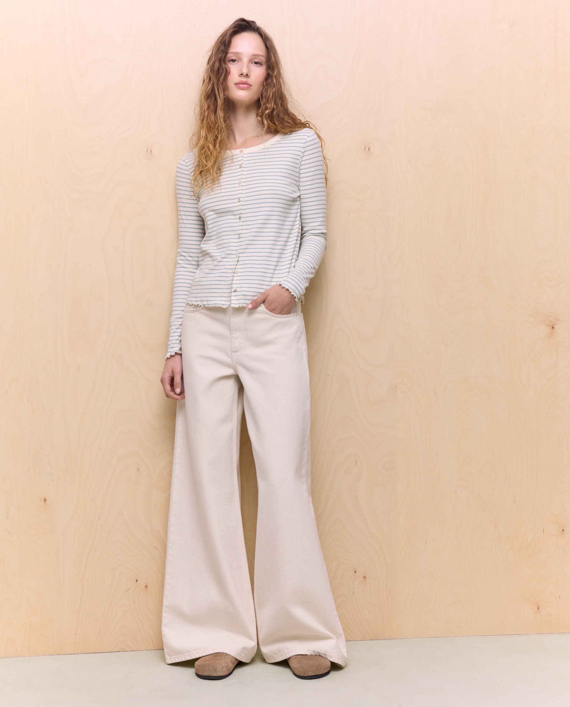 Camisola de Manga Comprida Estampada Verde-2