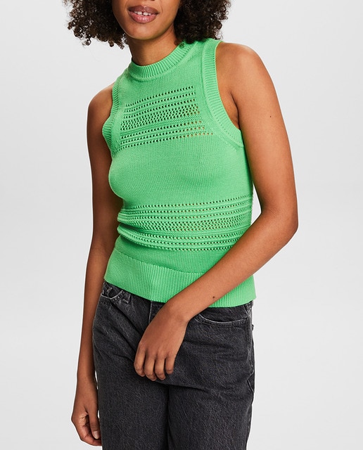 Imagen 0 de Chaleco de mujer corto calados