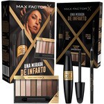 Euti Atemberaubender Blick mit Wimperntusche Black, Wow Gel Eyeliner Black und Eyeshadow Palette Capuccino Nudes