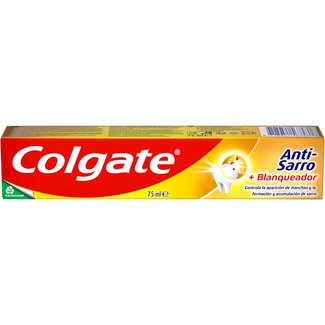 pasta de dientes anti-sarro + blanqueador tubo 75 ml - Colgate