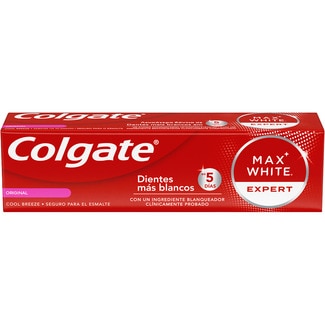 Expert Original pasta de dientes blanqueadora tubo 75 ml dientes más blancos en 5 días - Colgate Max White