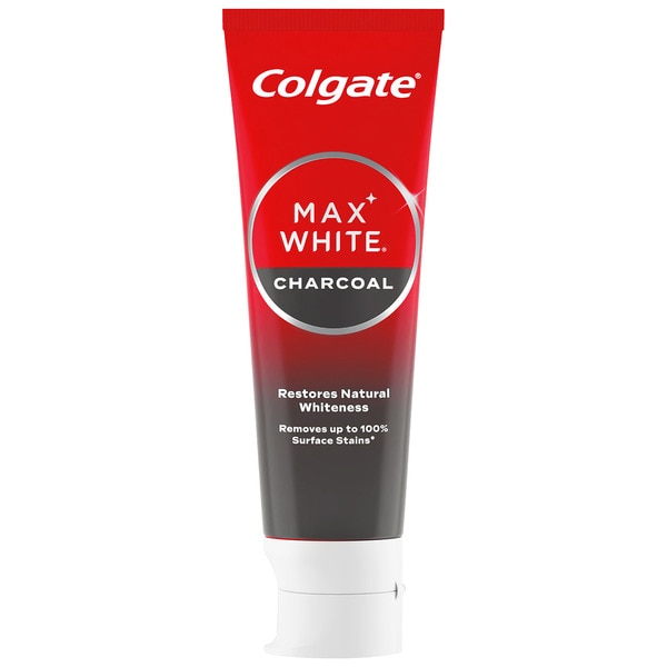 Charcoal whitening toothpaste tube 75 ml