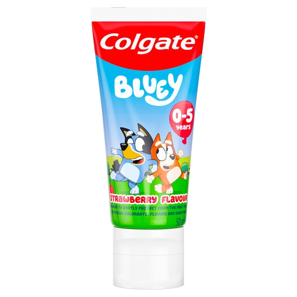 Kinder-Zahnpasta Bluey milder Erdbeergeschmack 0 bis 5 Jahre Rohr 50 ml