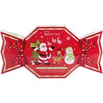 Christmas Cracker Set baño infantil con gel de ducha, baño de burbujas y esponja