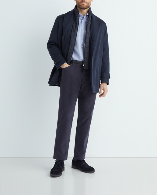 Imagen 0 de Gabardina hombre regular pecherín tallas grandes