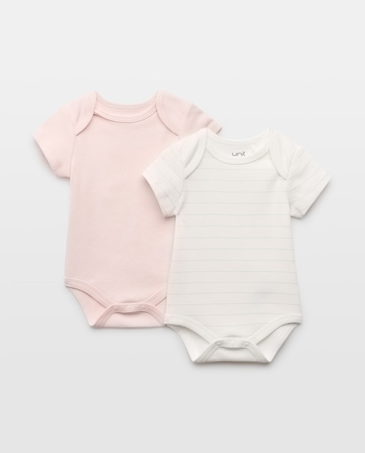 Imagen 0 de Pack 2 bodies de bebé manga corta