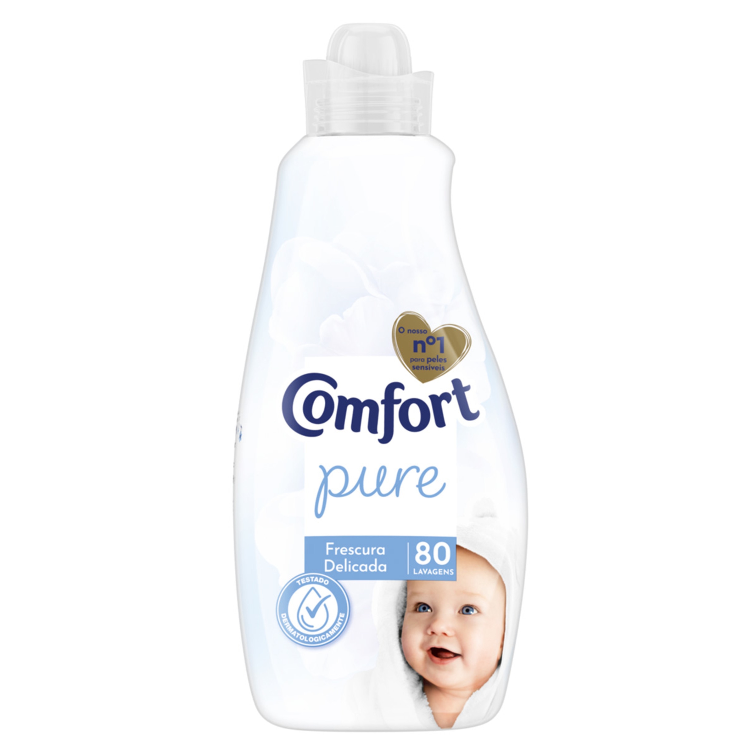 Amaciador de Roupa Essência Pure embalagem 80 doses