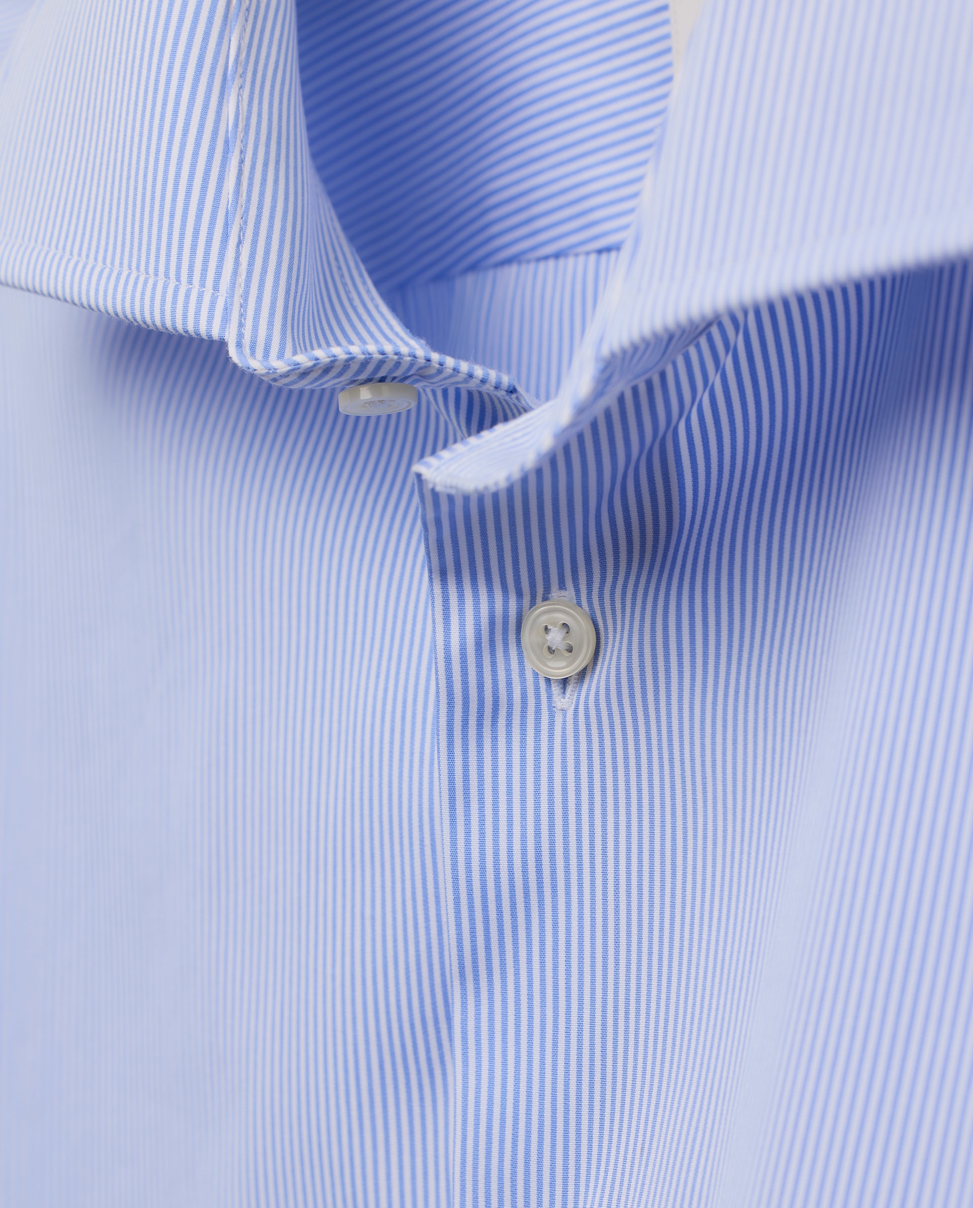 Camisa Clássica com Manga Comprida Azul-7