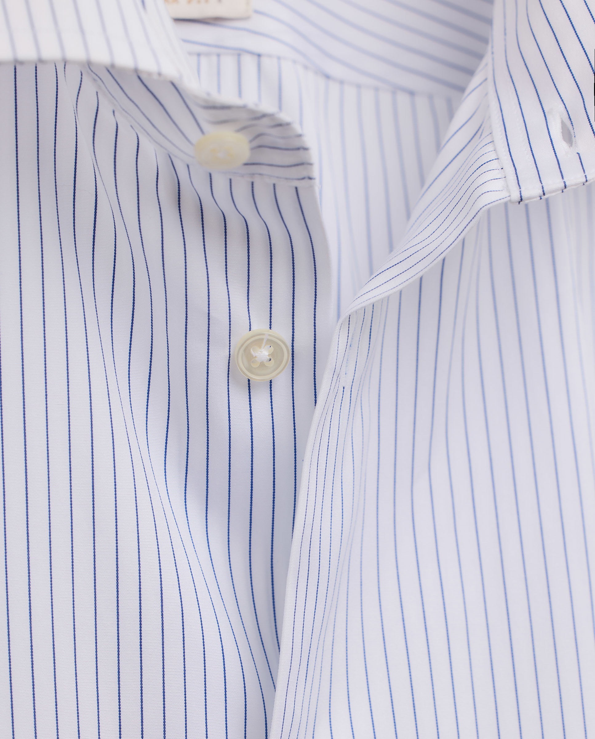 Camisa Clássica com Manga Comprida Azul-6