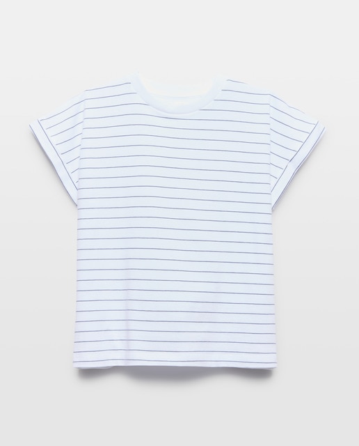 Imagen 0 de Camiseta niña con manga roll up