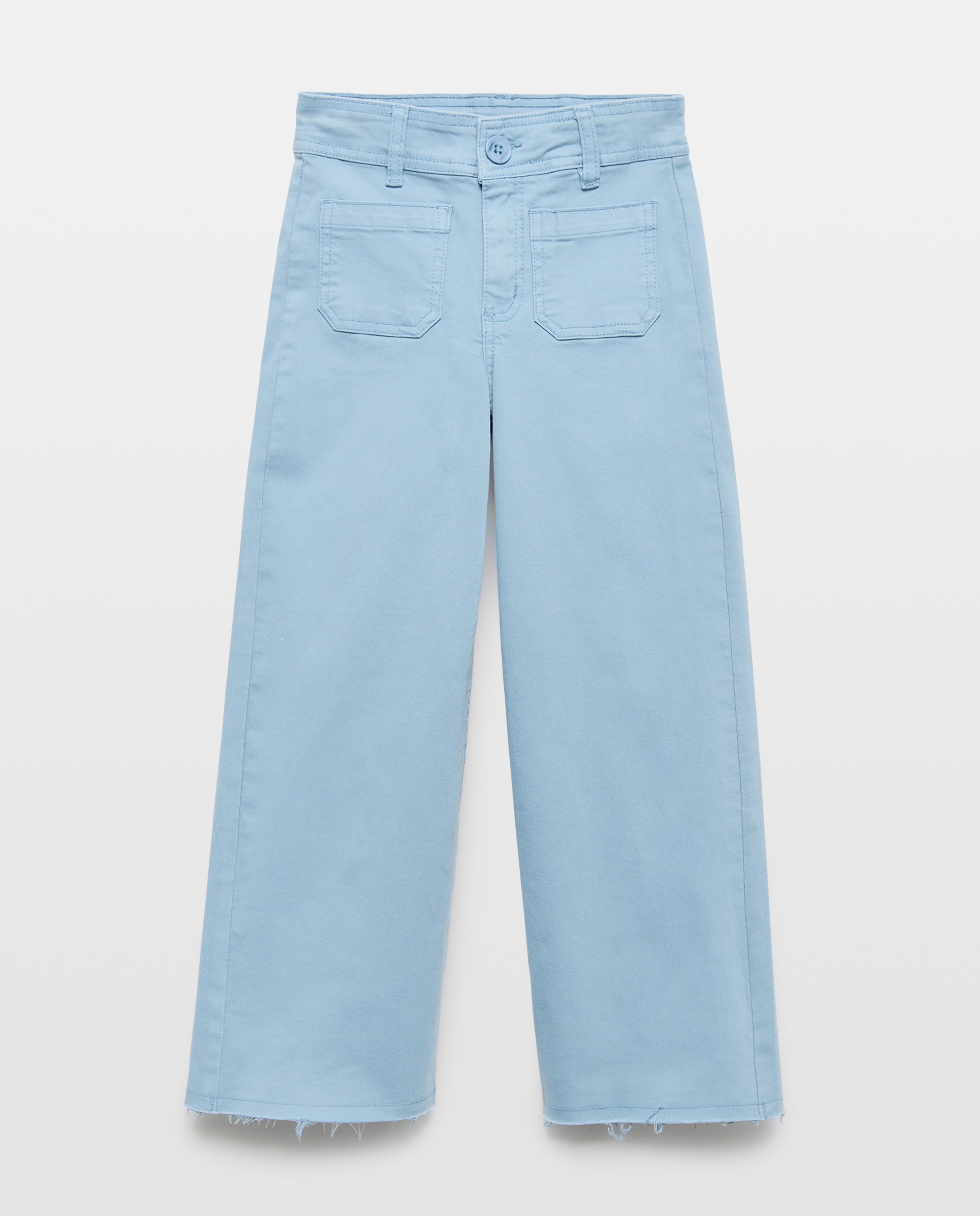 Pantalón niña ancho culot 560 Oliva-1
