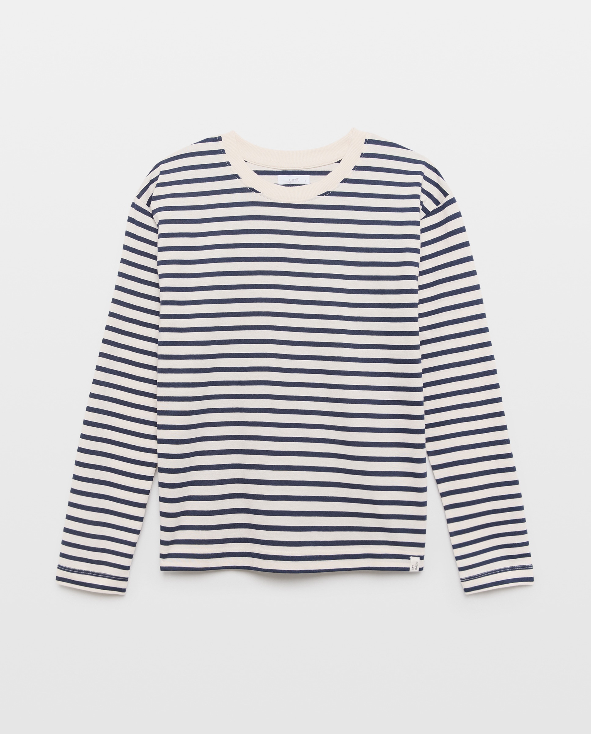 Camiseta básica de mujer cuello caja Blanco-4