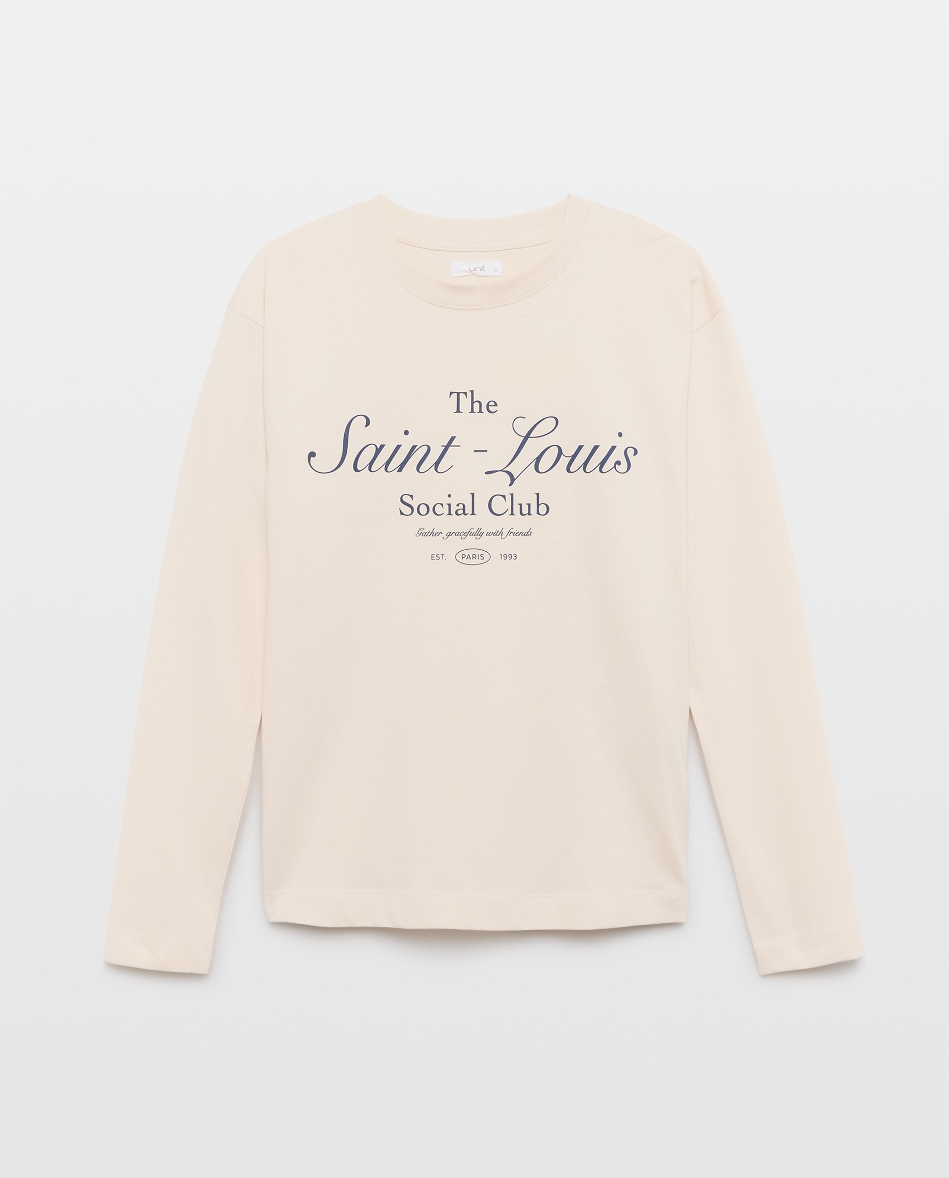 Camiseta básica de mujer cuello caja 120 Crudo-4