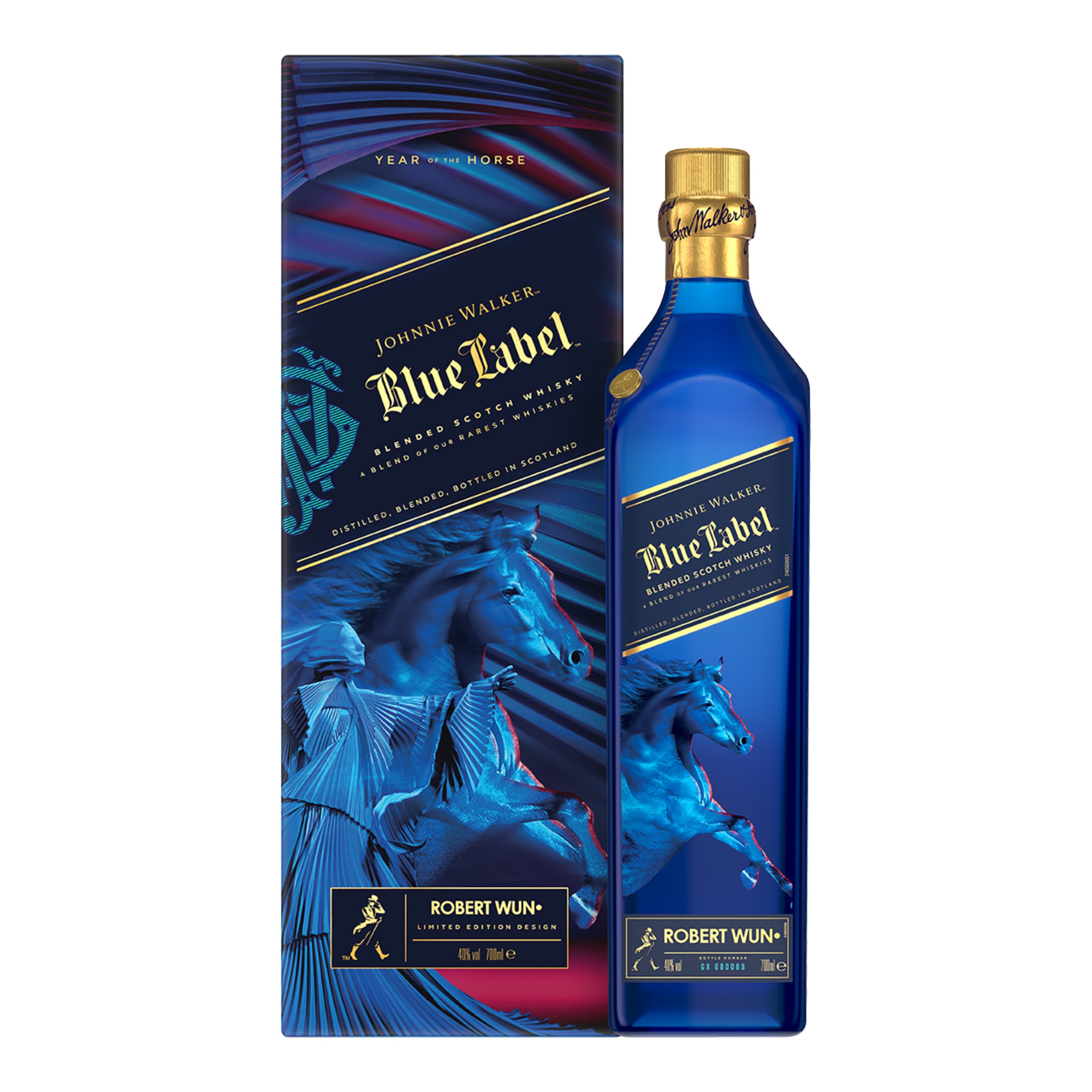 Whisky Johnnie Walker Blue Label Año del Caballo 1